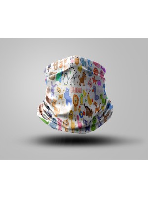 Motorcu Buff Maske Boyunluk Outdoor Boyunluk Unisex Bandana 5'li Paket