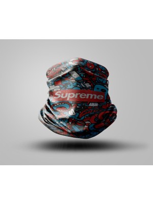 Motorcu Buff Maske Boyunluk Outdoor Boyunluk Unisex Bandana 5'li Paket