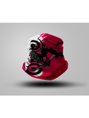 Motorcu Buff Maske Boyunluk Outdoor Boyunluk Unisex Bandana 5'li Paket