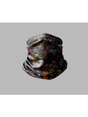 Karışık Çok Desenli Tasarımlı Motorcu Buff Maske Outdoor Boyunluk Unisex Bandana