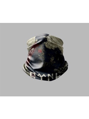 Motorcu Buff Maske Boyunluk Outdoor Boyunluk Unisex Bandana 5'li Paket