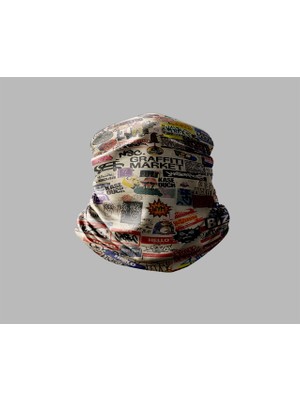 Karışık Çok Desenli Tasarımlı Motorcu Buff Maske Outdoor Boyunluk Unisex Bandana