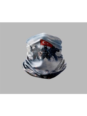 Türk Askeri Motorcu Buff Maske Outdoor Boyunluk Unisex Bandana