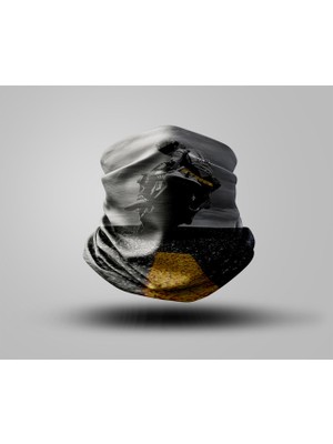 Motorcu Buff Maske Boyunluk Outdoor Boyunluk Unisex Bandana 5'li Paket