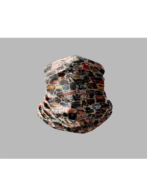 Motorcu Buff Maske Boyunluk Outdoor Boyunluk Unisex Bandana 5'li Paket
