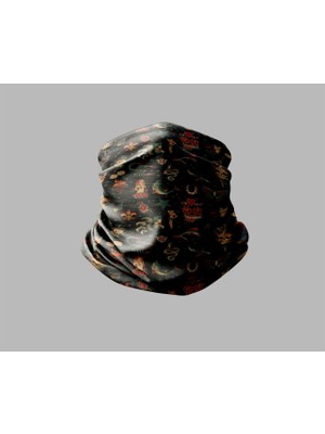 Motorcu Buff Maske Boyunluk Outdoor Boyunluk Unisex Bandana 5'li Paket