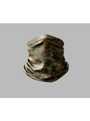 Kamuflaj Tasarımlı Motorcu Buff Maske Outdoor Boyunluk Unisex Bandana
