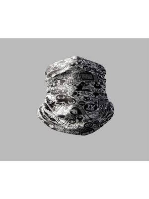 Motorcu Buff Maske Boyunluk Outdoor Boyunluk Unisex Bandana 5'li Paket