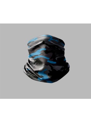 Kamuflaj Tasarımlı Motorcu Buff Maske Outdoor Boyunluk Unisex Bandana