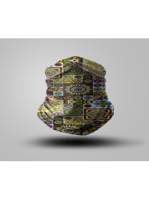 Motorcu Buff Maske Boyunluk Outdoor Boyunluk Unisex Bandana 5'li Paket