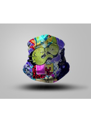 Motorcu Buff Maske Boyunluk Outdoor Boyunluk Unisex Bandana 5'li Paket