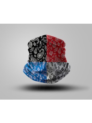 Motorcu Buff Maske Boyunluk Outdoor Boyunluk Unisex Bandana 5'li Paket