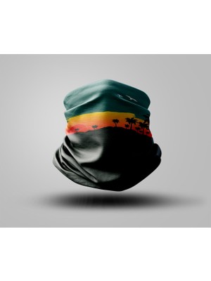 Motorcu Buff Maske Boyunluk Outdoor Boyunluk Unisex Bandana 5'li Paket