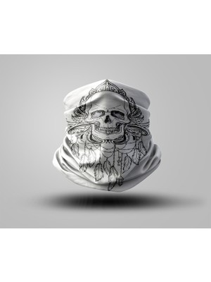 Motorcu Buff Maske Boyunluk Outdoor Boyunluk Unisex Bandana 5'li Paket