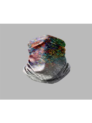 Color Full Tasarımlı Motorcu Buff Maske Outdoor Boyunluk Unisex Bandana