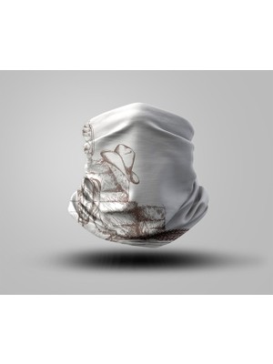 Motorcu Buff Maske Boyunluk Outdoor Boyunluk Unisex Bandana 5'li Paket