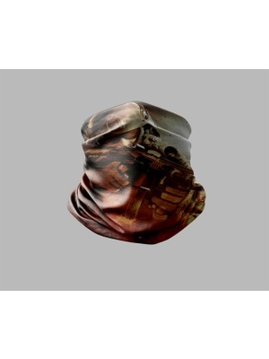 Motorcu Buff Maske Boyunluk Outdoor Boyunluk Unisex Bandana 5'li Paket