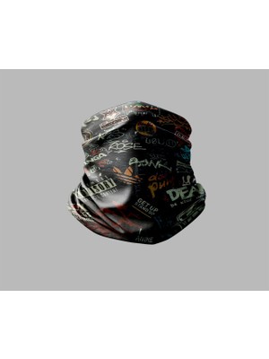 Karışık Çok Desenli Tasarımlı Motorcu Buff Maske Outdoor Boyunluk Unisex Bandana