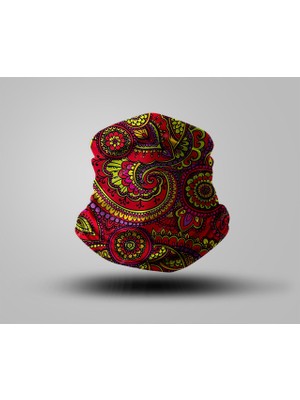 Motorcu Buff Maske Boyunluk Outdoor Boyunluk Unisex Bandana 5'li Paket
