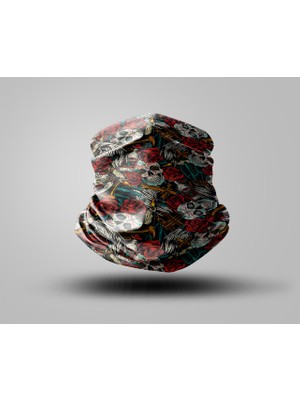 Motorcu Buff Maske Boyunluk Outdoor Boyunluk Unisex Bandana 5'li Paket