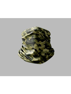 Kamuflaj Tasarımlı Motorcu Buff Maske Outdoor Boyunluk Unisex Bandana