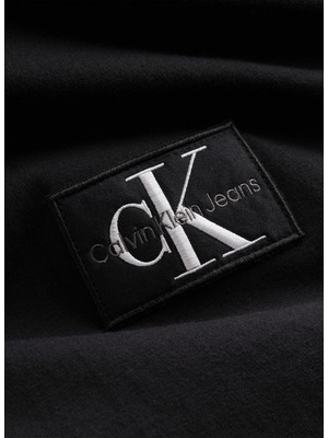 Calvin Klein Jeans Bisiklet Yaka Blok Desenli Siyah Midi Kadın Elbise J20J220546BEH