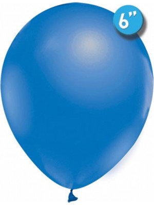 Kidspartim 100 Lü Balon Metalik Koyu Mavi 6 Inc