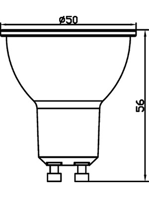 Braytron BA25-00753-BRAYTRON 7W 6500K Beyaz Işık GU10 Lensli LED Ampul 6 Lı Paket