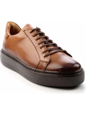 Bambi Taba Leather Erkek Sneaker E01194472703