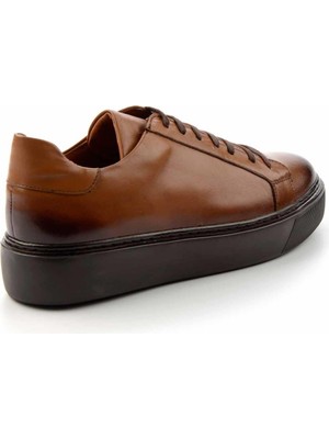 Bambi Taba Leather Erkek Sneaker E01194472703