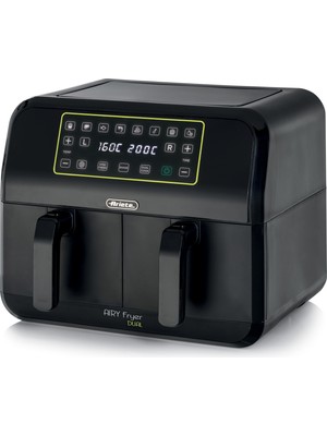 Ariete Çift Hazneli Hava Fritözü 4-4,9 lt Kapasite LED Ekranlı Yağsız Pişirme Teknolojisi
