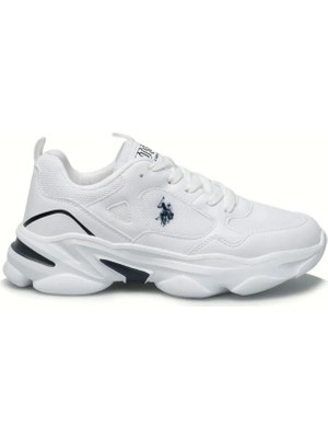 Kadınlar İçin U.S. Polo Assn. 3m Bob Wmn 3fx Beyaz Düz Topuklu Şık Ayakkabı