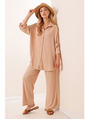 Bigdart 5858 Örme Ikili Takım - Bisküvi