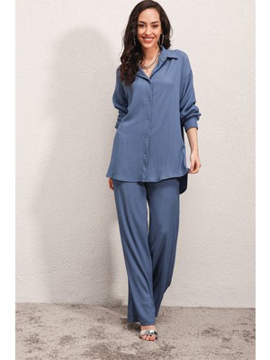 Bigdart 5858 Örme Ikili Takım - Indigo