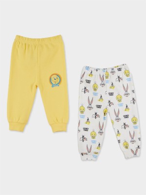 Looney Tunes Lisanslı Kız Bebek 2'li Patiksiz Pantolon 20798