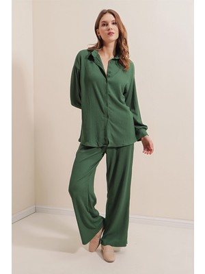 Bigdart 5858 Örme Ikili Takım - Zümrüt Yeşili