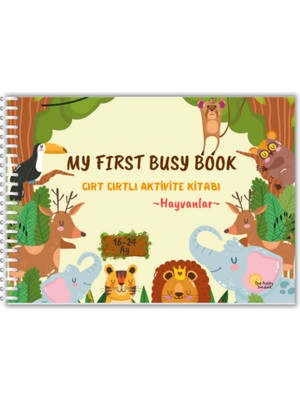 My First Busy Book Cırt Cırtlı Aktivitekitabı 16-24 Ay Cırt Cırtlı Etkinlik Kitabı