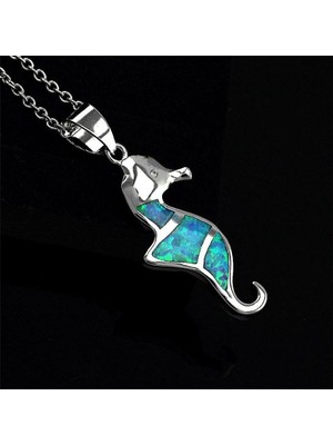 Masoffy  Mavi Opals Denizatı Ucu Kolye (Yurt Dışından)