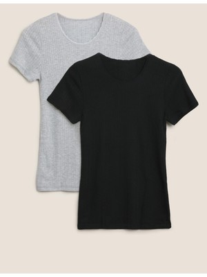 Marks & Spencer 2'li Kısa Kollu Termal Atlet Seti