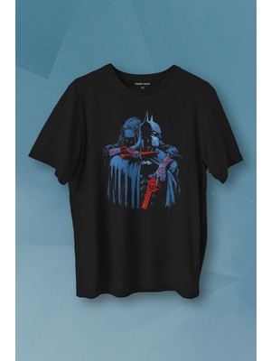 Kendim Seçtim Batman Joker Kara Şovalye Dark Knight Film Baskılı Tişört Unisex T-Shirt