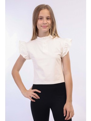 Toontoy Kids Toontoy Kız Çocuk Okul Tişört