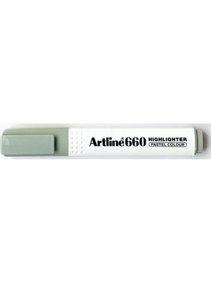 Artline 660 Pastel Seri Fosforlu Kalem - Pastel Gri