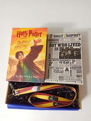 Alanç Gift Harry Potter Kitap Görünümlü Kilitlenebilir Gizli Kasa, Boyun ipi, Lastikli Defter Hediye Seti