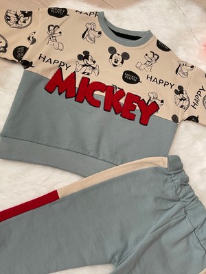 Eya Kids Wear Mickie Mouse Alt Üst Takım