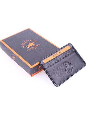 West Polo 042 Erkek Hakiki Deri Kartlık & Cüzdan