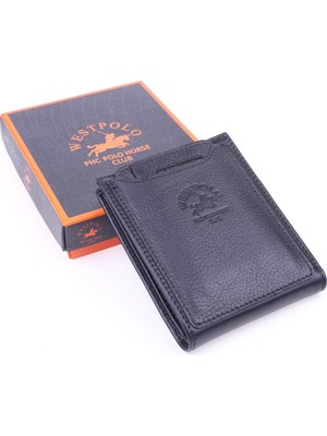 West Polo 595 Erkek Hakiki Deri Kartlık & Cüzdan