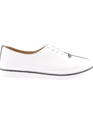 DGN 095 Kadin Kalin Taban Bağcikli Comfort Ayakkabi