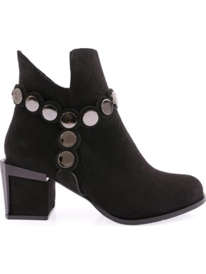 DGN 810-22K Kadin Toka Detayli Topuklu Bot