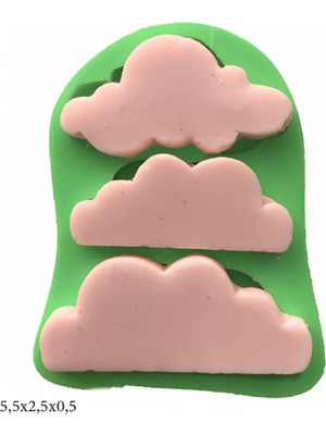 Butedo Dekoratif Kenar Şeklinde Silikon Şeker Hamuru Sabun ve Mum Kalıbı