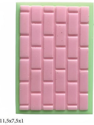 Butedo Dekoratif Kenar Şeklinde Silikon Şeker Hamuru Sabun ve Mum Kalıbı